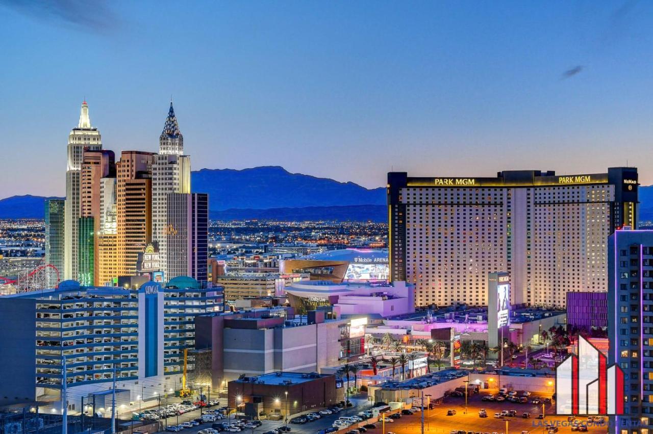 Mgm Signature-22-707 F1 Track & Strip View Balcony Las Vegas Ngoại thất bức ảnh