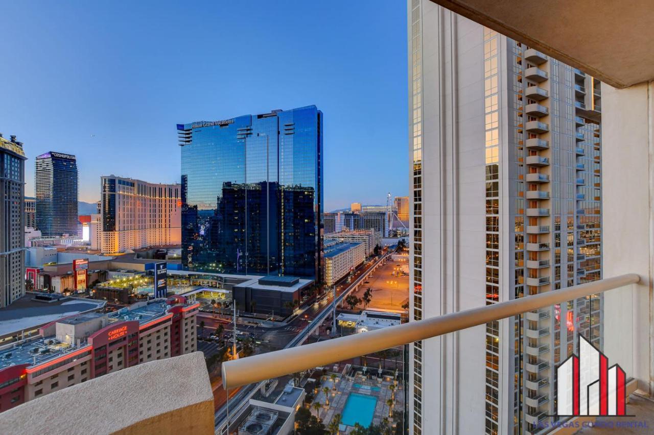 Mgm Signature-22-707 F1 Track & Strip View Balcony Las Vegas Ngoại thất bức ảnh