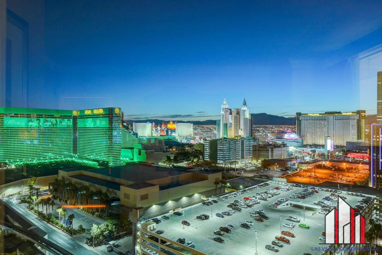 Mgm Signature-22-707 F1 Track & Strip View Balcony Las Vegas Ngoại thất bức ảnh